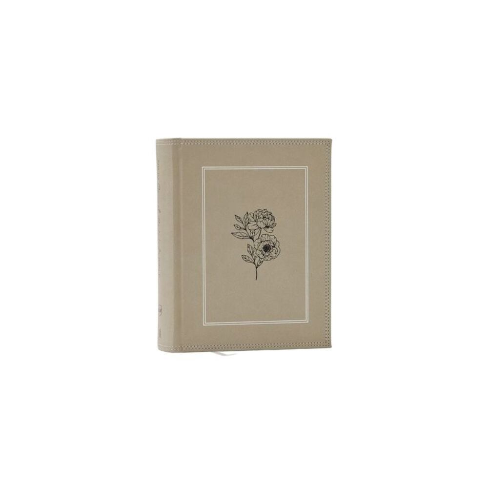 NKJV Journal the Word Bible Large Print - Stone Leathersoft Red Letter
